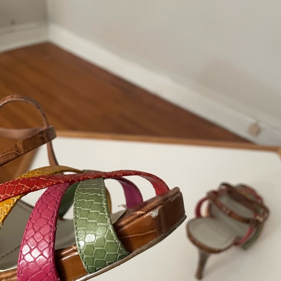 Nine West Sandals- Multi colored - Picture 2 of 5